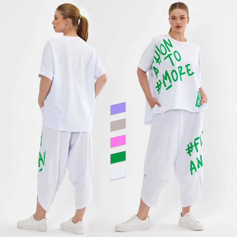 Brave Soul Heren Robbert T-Shirt En Lounge Broek Set Zwart