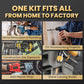 📏 FLITSACTIE: 50% KORTING! Multimateriaal HSS-Vierlobbige Boor – Gehard Snelstaal, Universele Zeskantige Schacht, Nauwkeurig Boren En Draadsnijden Voor Keramiek, Glas, Marmer En Metaal ✨🔧