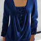 💖2025 Hete verkoop - 55%Korting💖Damesshirt met lange mouwen en pailletten
