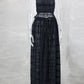 Sexy 2-delige set: rugloos haltertopje en maxi-rok