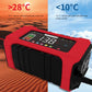 🔋⚡ Slimme Auto Acculader 12V 6A – 9 Stappen & Impulsreparatie – LCD Kleurendisplay voor Loodzuur Accu's 🚗