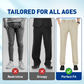 Ademende en comfortabele stretch casual broek voor heren