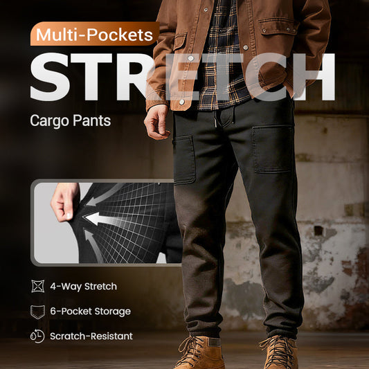 👖MultiPants🛠️Zeer Rekbare, Duurzame Cargobroek Met Meerdere Zakken💪