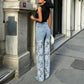 💃Zomermode voor de toekomst🌸Modieuze kanten patchwork denim jeans