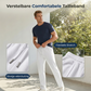 🛒 45 % korting 👖Herenbroek met elastische tailleband en trekkoord, recht model