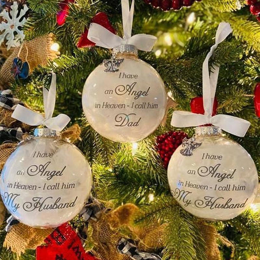 💖 50% OFF! ✨ MEMORIAL ORNAMENT - Comforting Angel Design with Personalized Plaque, Keepsake for Cherished Memories, Healing Gift for Loss 🌿🕊️