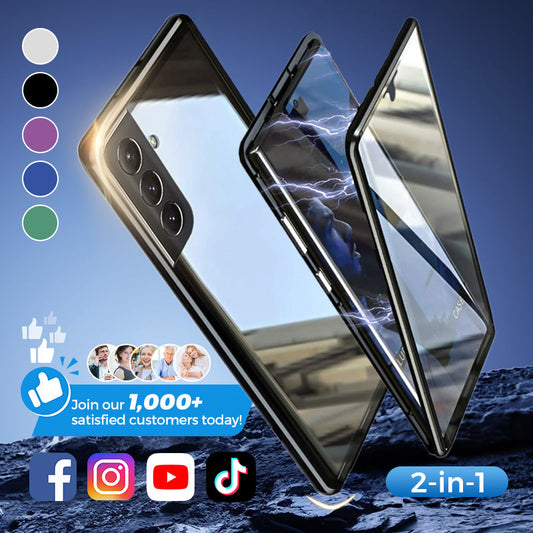 🔒Magnetisch volledige beschermende telefoonhoes voor Samsung Galaxy S20–S25 serie✨