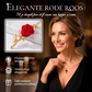🌹 NU 50% KORTING! 💎 Elegante rode rozen hanger ketting – Delicaat ontwerp, hypoallergeen & perfect voor dagelijkse elegantie of als cadeau ✨