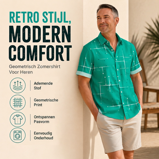 👔 Heren Relaxed Fit Overhemd met Knoopsluiting | Zomerse Stijl & Comfortabele Pasvorm | Maat S–5XL ☀️