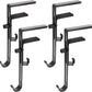 Zware 2-in-1 houders voor slingers en kerstkousen (4 stuks)