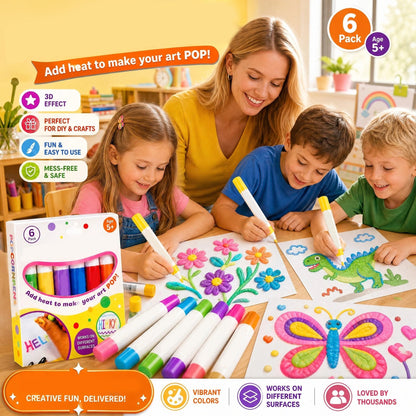 💥Laatste Dag Koop 1 Krijg 1 GRATIS!!🎁🔮Magische Pen – Teken 3D in één streep!🎄DIY Bubbel-Popcorn Tekenpennen 🔥