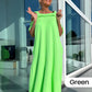 🌈 Maxi-jurk voor dames met open schouders