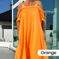 🌈 Maxi-jurk voor dames met open schouders