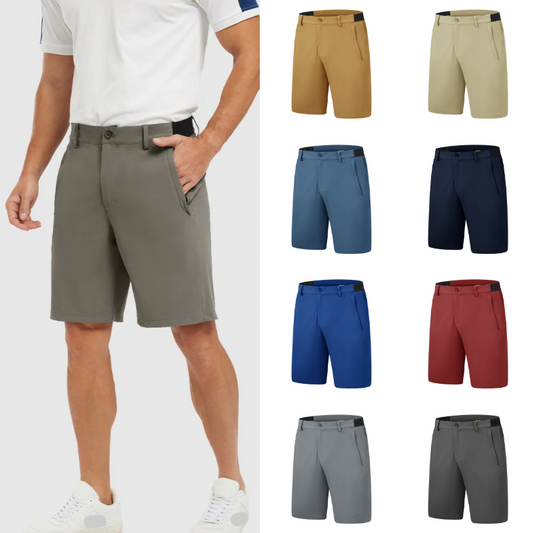 🔥Heren Stretch Sneldrogend Casual Werk Golf Shorts