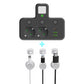 🎉Nieuwjaars Cadeau 52% KORTING!🔌Slanke Slimme Stekkerdoos (USB + Nachtlampje) – Individuele Schakelaars & Reisvriendelijk: Laad Meerdere Apparaten Tegelijk!