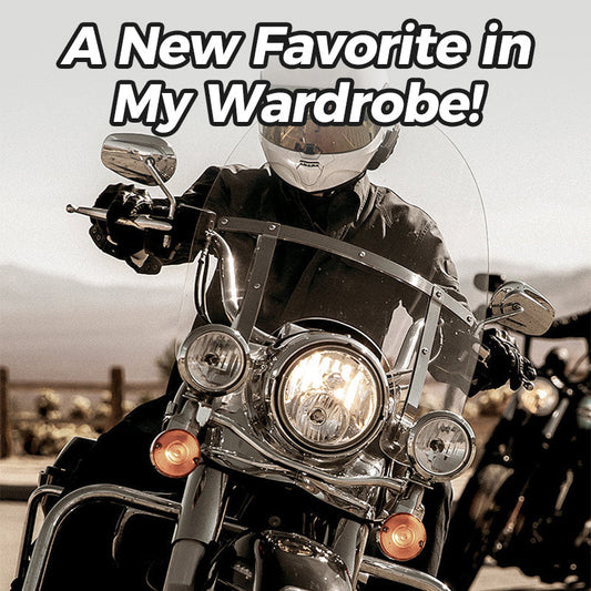 Klassiek leren herenjack