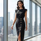 Elegante Dames Midi-jurk met Split