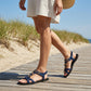 👡 NU 50% KORTING! 🌸 Dames Ronde Neus Platte Sandalen – Ademend, Verstelbaar & Boheemse Charme ✨