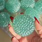 🟢Groene Glazen Stressverlichtingsballen✨