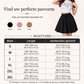 👗NU 50% KORTING🌸Hoge taille wijde pijp skort met gerimpelde randen – Verstelbare pasvorm & flatteuze A-lijn🎀