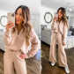 🎀2-delige Loungewear – Zo Zacht Als Je Favoriete Moment🌸Voor thuis, voor onderweg, voor altijd comfort