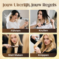 💇 ♀️Topper gelaagde haarstukjes met pony voor vrouwen met dunner wordend haar