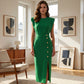 Elegante Dames Midi-jurk met Split