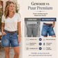 👖✨ Dames Bermuda Spijkerbroek Shorts met Zakken | Nu 50% Korting! | Midden Taille & Stretchy 🌞