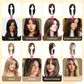 💇 ♀️Topper gelaagde haarstukjes met pony voor vrouwen met dunner wordend haar