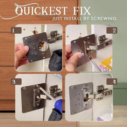 🔧 Universele Scharnier Reparatieset – RVS Kastdeur Fix & Sterk Duurzaam | Nu 50% KORTING ⏳