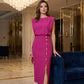 Elegante Dames Midi-jurk met Split