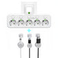 🎉Nieuwjaars Cadeau 52% KORTING!🔌Slanke Slimme Stekkerdoos (USB + Nachtlampje) – Individuele Schakelaars & Reisvriendelijk: Laad Meerdere Apparaten Tegelijk!
