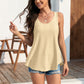 Casual Zomerse Geborduurde Tanktop met Oogjes voor Dames