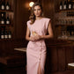 Elegante Dames Midi-jurk met Split