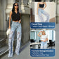 💃Zomermode voor de toekomst🌸Modieuze kanten patchwork denim jeans