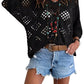 👚 Boho Stijl Top voor Dames – Beige Gehaakt Design & Comfortabele Pasvorm 💖