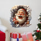 Creatieve kerstmuursticker