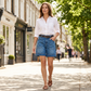 👖✨ Dames Bermuda Spijkerbroek Shorts met Zakken | Nu 50% Korting! | Midden Taille & Stretchy 🌞