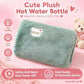 📢📢 50% KORTING🔥 Oplaadbare elektrische warmwaterkruik in grijs – handwarmer, bedwarmer en verwarmend massagekussen met hoes.