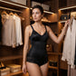 Dames buikcorrigerende shapewear body met rits