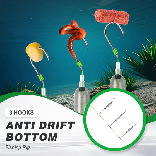 3 Haken anti-drift bodemvistuig