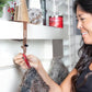 Zware 2-in-1 houders voor slingers en kerstkousen (4 stuks)