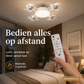 💥TOP VERKOOP RANG LIJST💡Opvouwbare plafondventilator met dimbaar LED, afstandsbediening en timer🌀