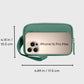 Puffer polsband portemonnee voor telefoon