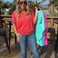 💥Meerkleurige V-hals casual t-shirt tops voor vrouwen