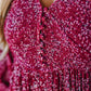 🌺 Dames maxi-jurk van rayon met bloemenprint, gesmokte taille en voering – flatterende pasvorm, lichtgewicht stof en elegante boho-stijl 💃