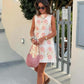 Dames Casual Mouwloze Jurk met Bloemenprint