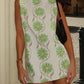 Dames Casual Mouwloze Jurk met Bloemenprint