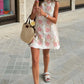 Dames Casual Mouwloze Jurk met Bloemenprint