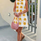 Dames Casual Mouwloze Jurk met Bloemenprint